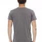 Trussardi Action Gray Cotton Men T-Shirt