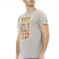 Trussardi Action Gray Cotton Men T-Shirt