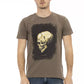 Trussardi Action Brown Cotton Men T-Shirt