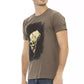 Trussardi Action Brown Cotton Men T-Shirt