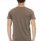 Trussardi Action Brown Cotton Men T-Shirt