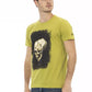 Trussardi Action Green Cotton Men T-Shirt