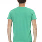 Trussardi Action Green Cotton Men T-Shirt