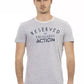 Trussardi Action Gray Cotton Men T-Shirt