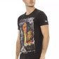 Trussardi Action Black Cotton Men T-Shirt