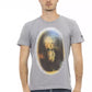 Trussardi Action Gray Cotton Men T-Shirt