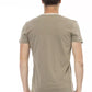 Trussardi Action Green Cotton Men T-Shirt