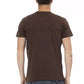 Trussardi Action Brown Cotton Men T-Shirt