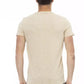 Trussardi Action Beige Cotton Men T-Shirt