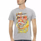 Trussardi Action Gray Cotton Men T-Shirt