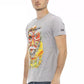 Trussardi Action Gray Cotton Men T-Shirt