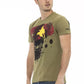 Trussardi Action Green Cotton Men T-Shirt