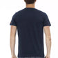 Trussardi Action Blue Cotton Men T-Shirt