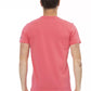 Trussardi Action Pink Cotton Men T-Shirt