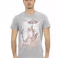 Trussardi Action Gray Cotton Men T-Shirt