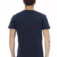 Trussardi Action Blue Cotton Men T-Shirt