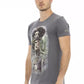 Trussardi Action Gray Cotton Men T-Shirt