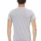 Trussardi Action Gray Cotton Men T-Shirt