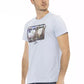 Trussardi Action Light Blue Cotton Men T-Shirt