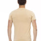 Trussardi Action Beige Cotton Men T-Shirt