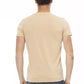 Trussardi Action Beige Cotton Men T-Shirt