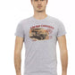 Trussardi Action Gray Cotton Men T-Shirt