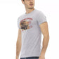 Trussardi Action Gray Cotton Men T-Shirt