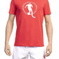 Bikkembergs Red Cotton Men T-Shirt