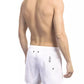 Bikkembergs White Polyamide Men Swim Short