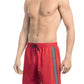 Bikkembergs Red Polyester Men Swim Short