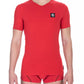 Bikkembergs Red Cotton Men T-Shirt