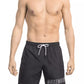 Bikkembergs Black Polyester Men Swim Short