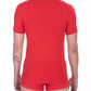 Bikkembergs Red Cotton Men T-Shirt