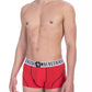 Bikkembergs Red Cotton Men's Underwear Trunk