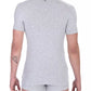 Bikkembergs Gray Cotton Men T-Shirt