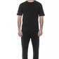 Tond Black Cotton Men T-Shirt