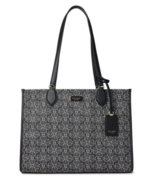 Spade Flower Coated Canvas Market Tote