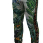 Dolce & Gabbana Multicolor Silk Statement Pants