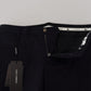 Dolce & Gabbana Elegant Black Wool-Blend Trousers