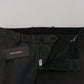 Dolce & Gabbana Elegant Black Agnello Trousers for Men