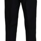 Dolce & Gabbana Elegant Black Virgin Wool Blend Trousers