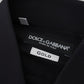 Dolce & Gabbana Elegant Slim Fit Black Cotton Dress Shirt