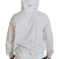 Dolce & Gabbana Stunning White Hooded Sweater