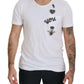 Dolce & Gabbana Elegant White Crewneck Cotton Silk Tee