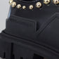 Dolce & Gabbana Timeless Black Leather Derby Flats with Glam Accents