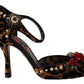 Dolce & Gabbana Chic Leopard Ankle Strap Sandal Heels