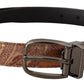 Dolce & Gabbana Multicolor Leather Signature Belt