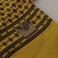 Dolce & Gabbana Elegant Yellow Silk Men's Scarf