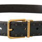 Dolce & Gabbana Emerald Elegance Leather Belt