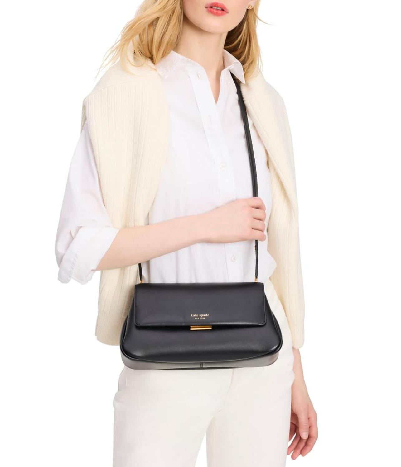 Grace Smooth Leather Shoulder Bag